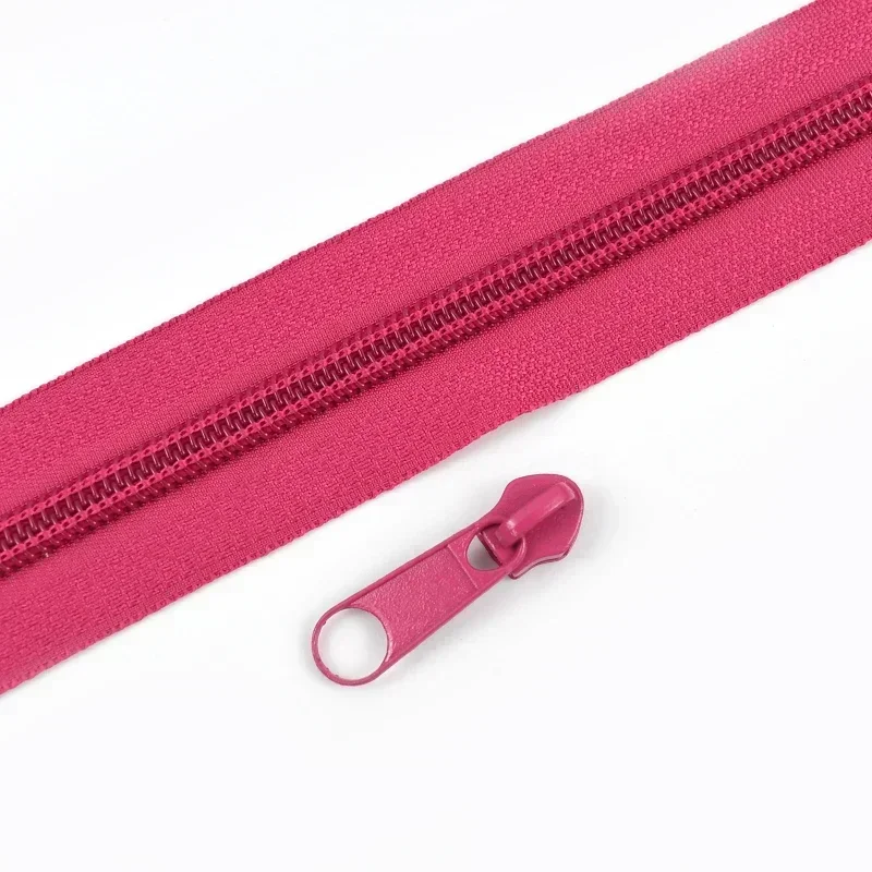 Rainbow Nylon Zipper with Slider Bags for Garment Decoration and Repair – Available in Multiple Lengths