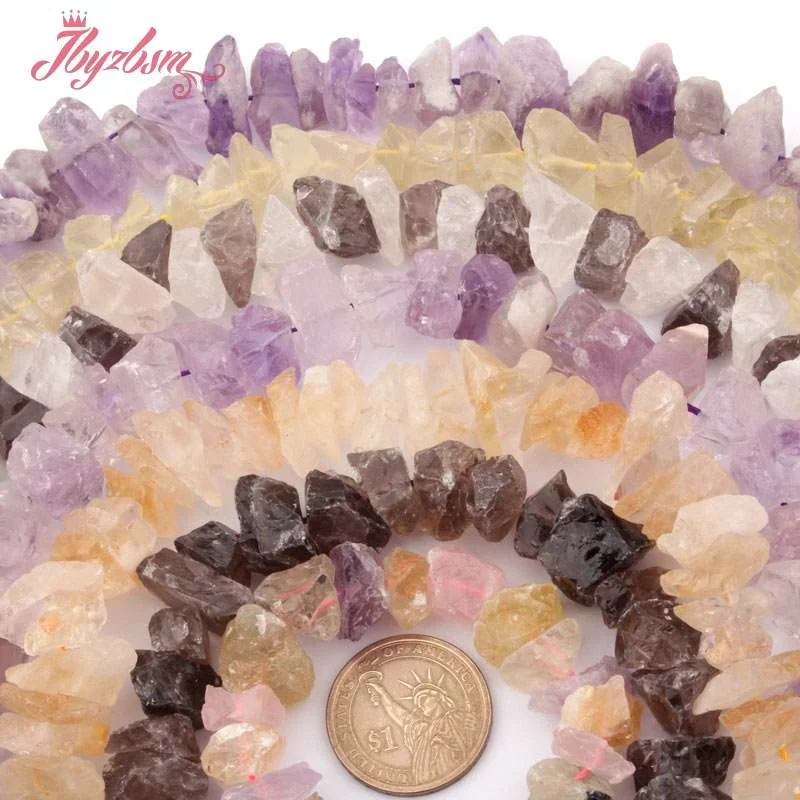 10x15-16x20mm Irregular Quartz Beads Natural Stone Beads For DIY Necklace Bracelet Earring Jewelry Making 15