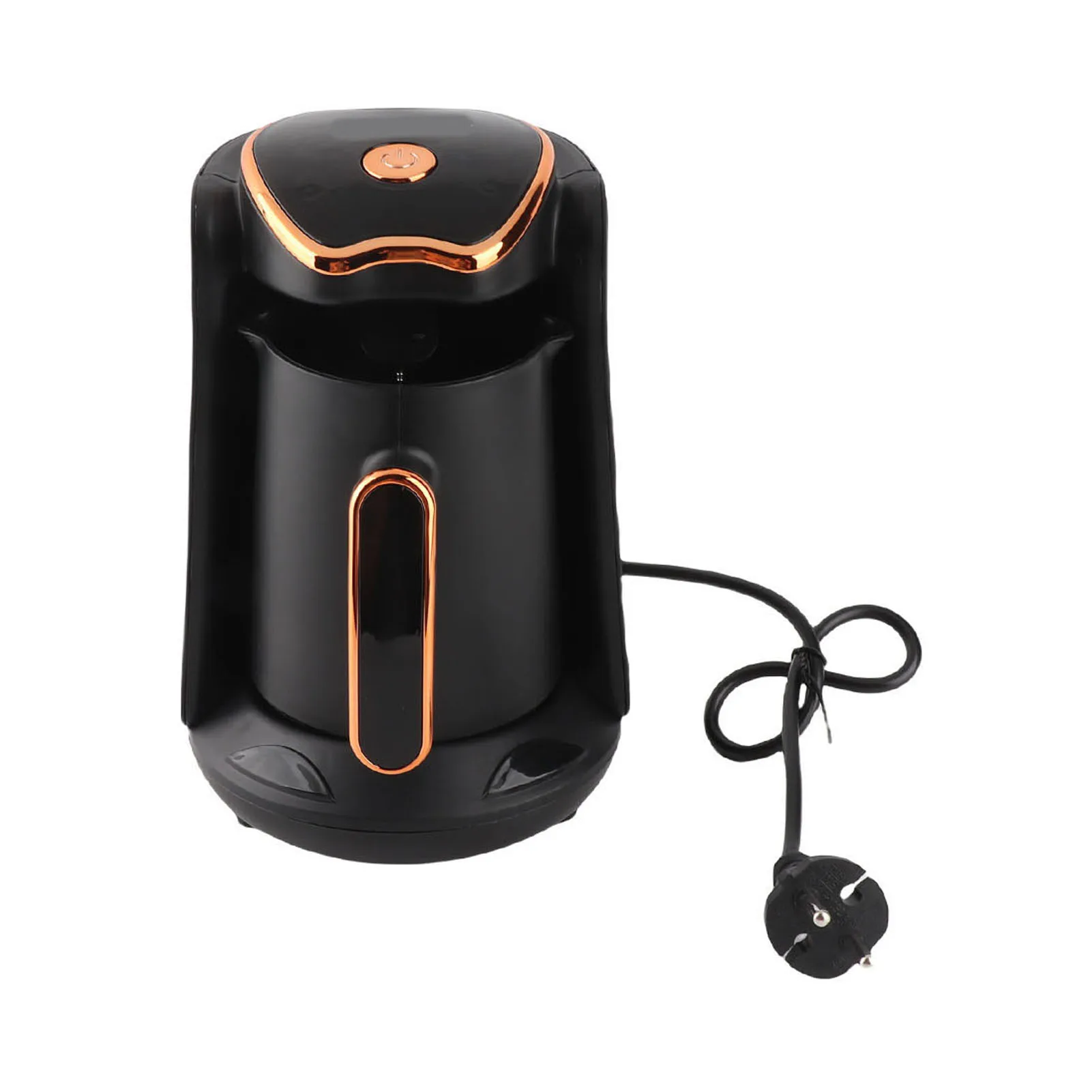 Турецька кавоварка 600 Вт, 4 чашки, проти переповнення, проти висихання, портативна турецька кавова машина для дому, турецька кавова машина