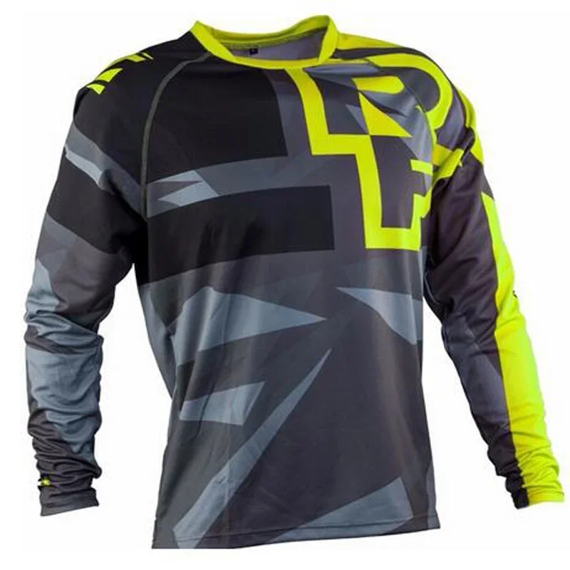 Cycling Jersey Summer MTB Road motocross men breathable mountain bike long sleeve racing Professional quick-drying cycling jersey