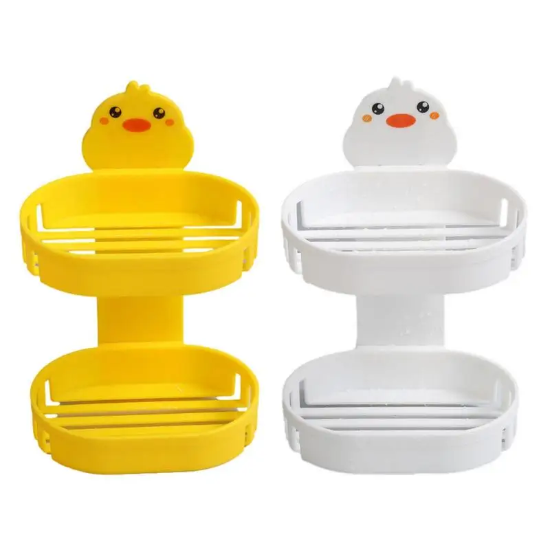 

Shampoo Bar Holder Creative Durable Double Layer Strong Sponge Holder Outlet Draining Hole Soap Container Bathroom Accessories
