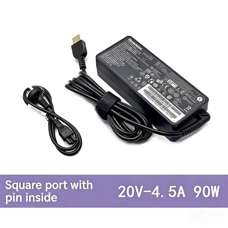 레노버 90W 노트북 전원 어댑터 20V4.5A 씽크패드 T440p X250 Edge E440 E400용
