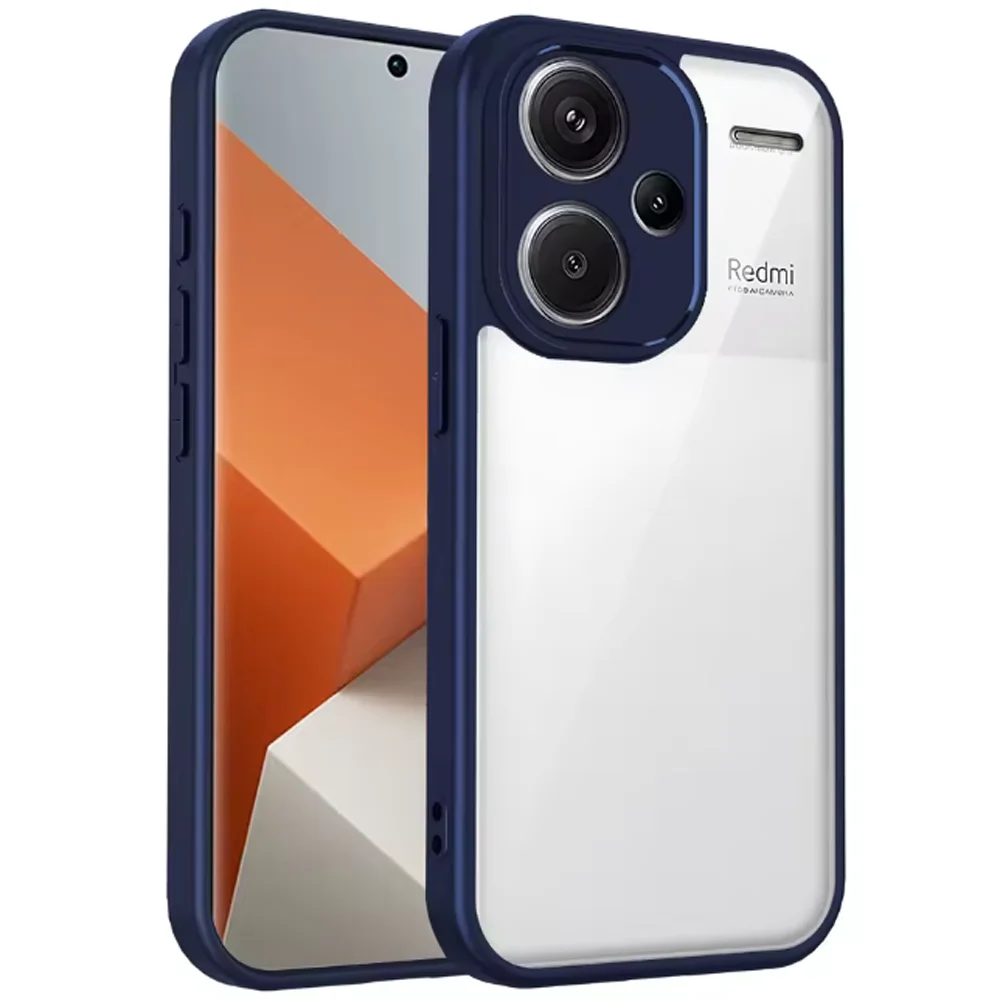 Shockproof Air Cushion Silicon Bumper Clear Matte Back Phone Case