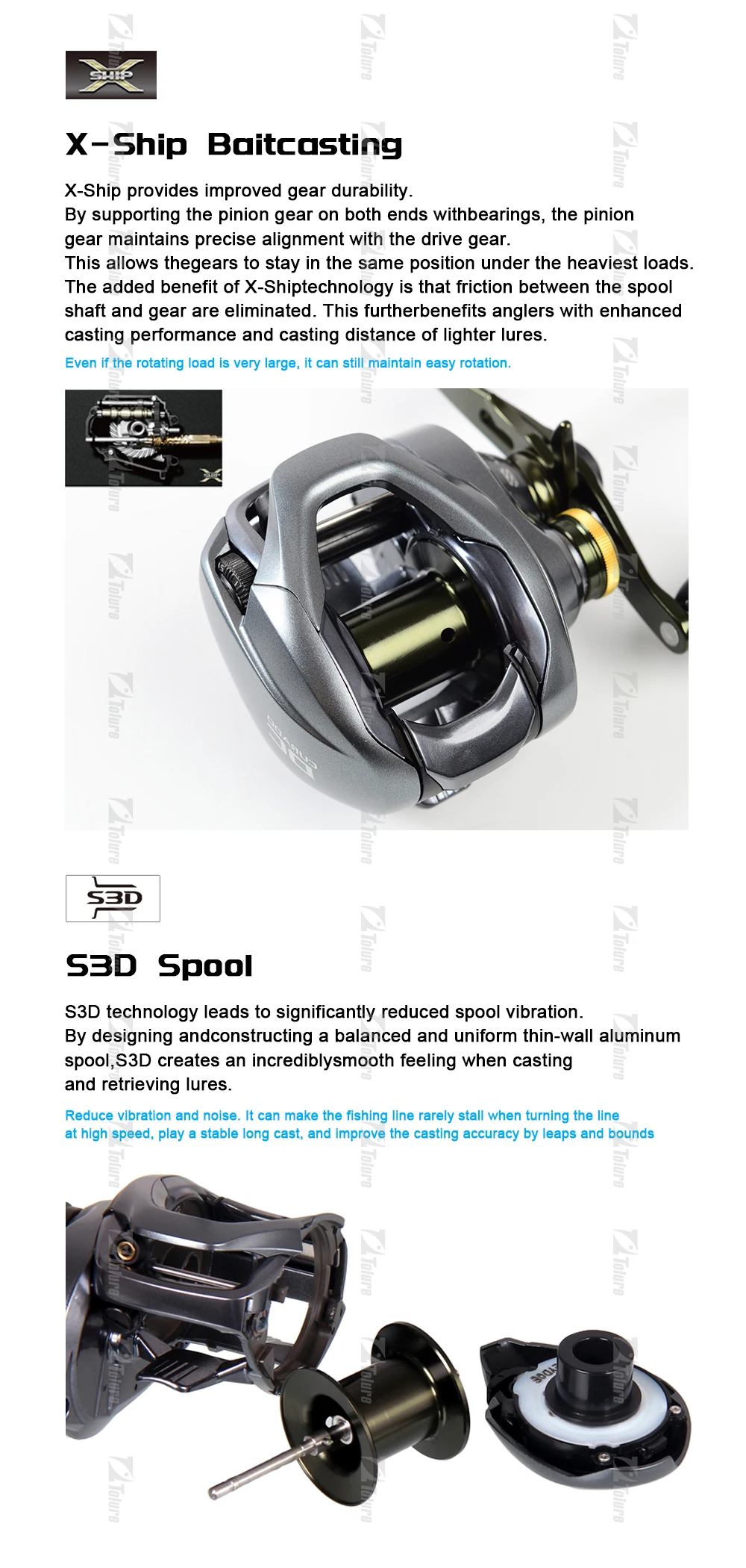 Shimano-curado-ベイトキャスティングフィッシングリール,18