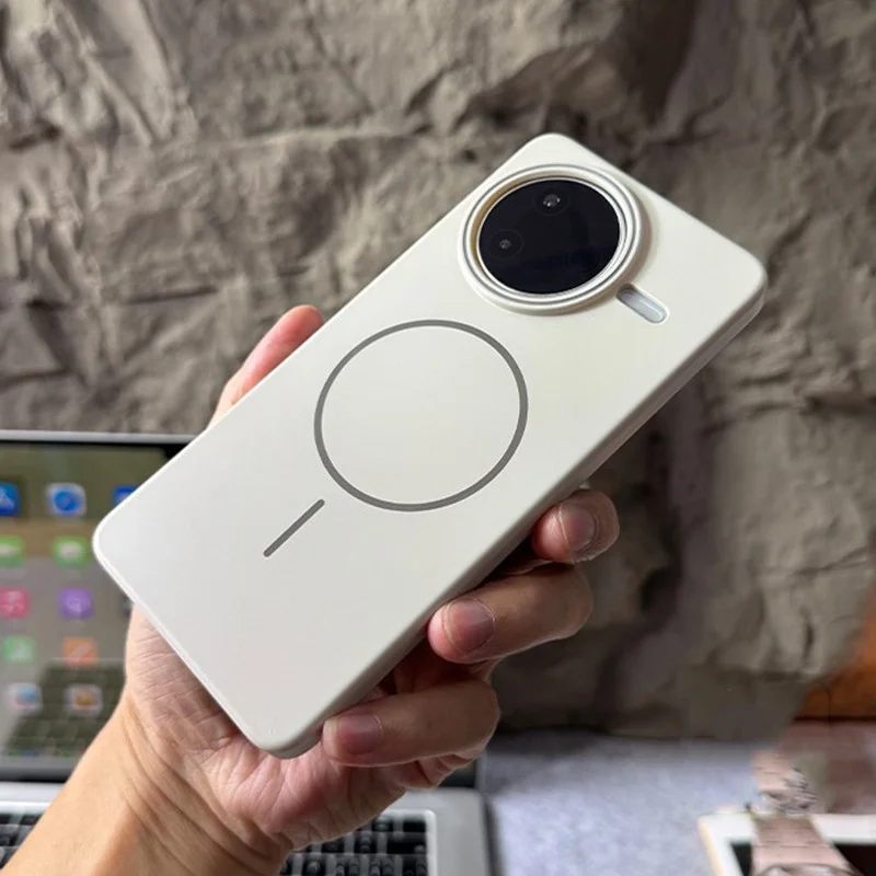 Matte Hard PC Slim Back Case Cover with Magnet and Frosted Finish