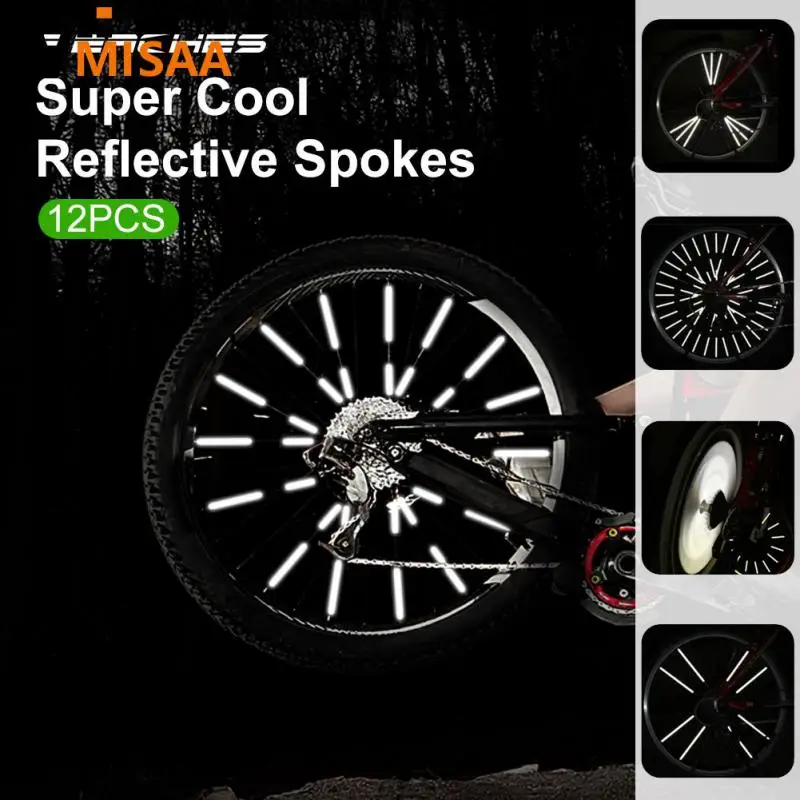 

Светоотражающие наклейки, забавные, высокой видимости, простые в установке, устойчивые к атмосферным воздействиям, прочные украшения для велосипедных колес, привлекательные