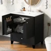 30" Premium Bathroom Vanity Set with Ceramic Sink and Ample Storage Space - Ideal for Small Bathrooms 5