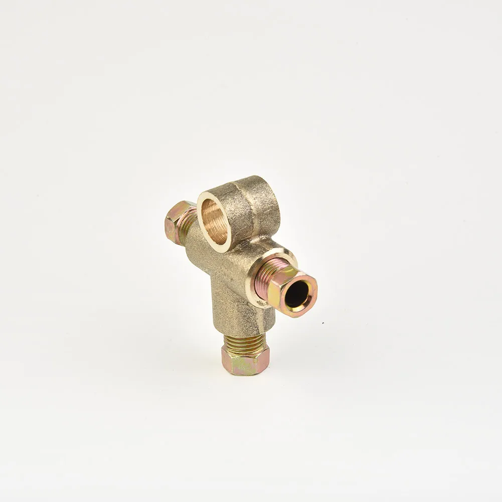 4-piece Brake Line Connector Three-way Nut Joint