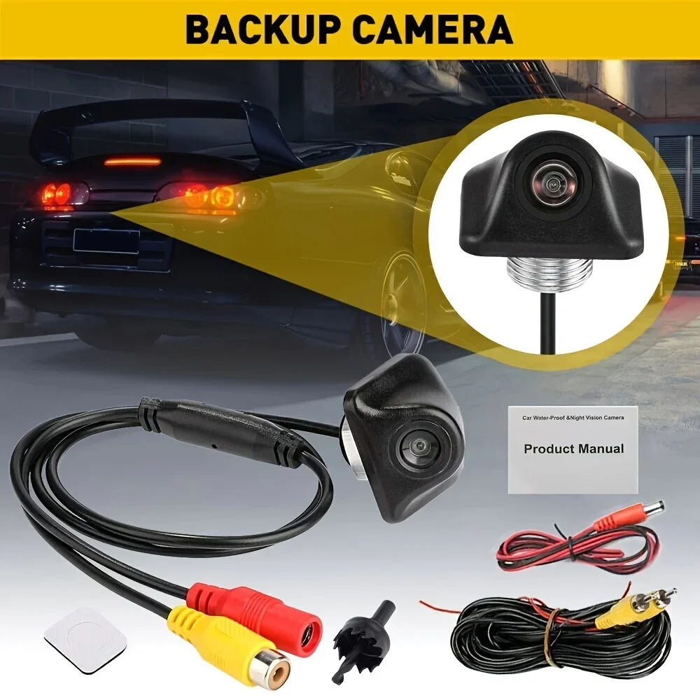 자동차 후방 카메라, HD 야간 투시경, 광각 후방 보기 주차 카메라, CCD 자동 백업 모니터, 컬러 이미지