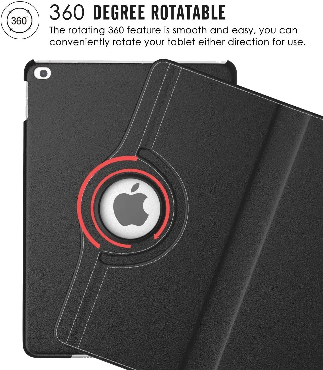360 Rotating Premium PU Leather Tablet Case