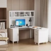 Particle Board+MDF White Home Office Computer Desk 1