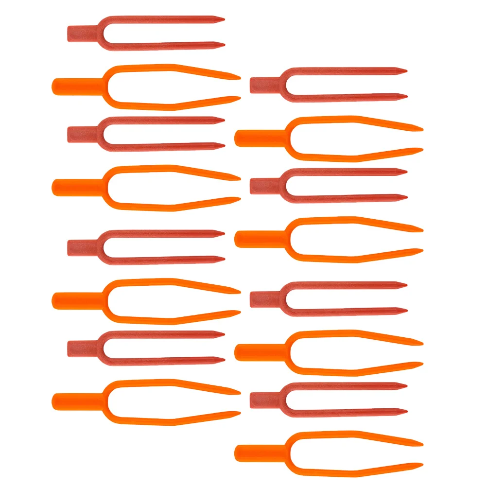 

400 Pcs Gardening Plant Fixing Clips Plastic Strawberry Fork Farming Securing Fixer