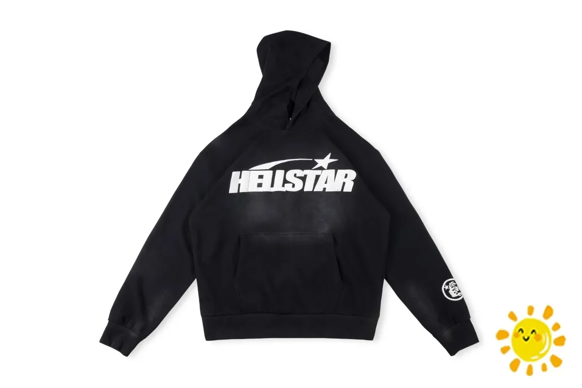 

Толстовка с капюшоном для студийной съемки Hellstar в стиле оверсайз, высокое качество 1:1