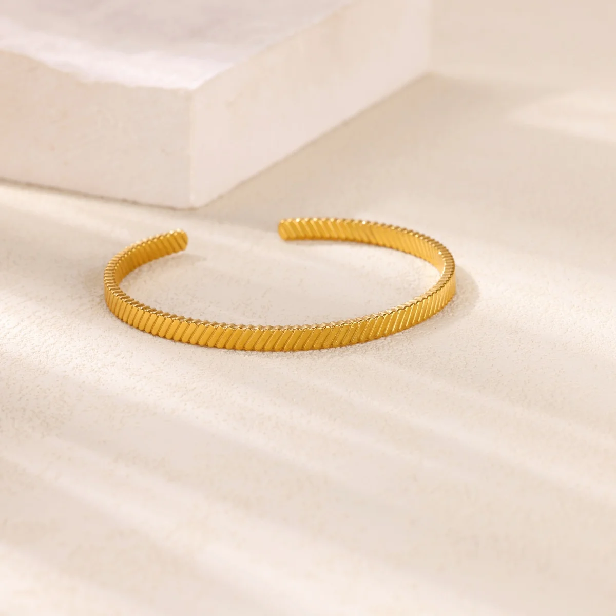 Gold Bangle Color Stainless Steel Bangle For Women