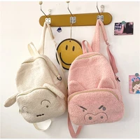 Personalized Plush Kids Backpacks Custom Name Embridery Kindergarten Schoolbag for Children Girls Boys Baby Bags Birthdays Gifts 2