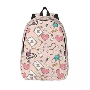 Mochila de viaje para niño y niña, para guardería morral, escuela primaria,  estudiantes, enfermería, médico, libro médico - AliExpress