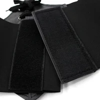 Body noir Shapewear femmes vêtements gothiques sous le buste taille Cincher formateur Pu cuir élastique Sexy mariée Corsets et Bustiers 6