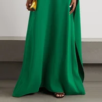 Yeezzi Women's Elegant Solid Color Church Dress 2025 New Spring Summer Cape Sleeves Asymmetric Party Evening Maxi Dresses - Image 4