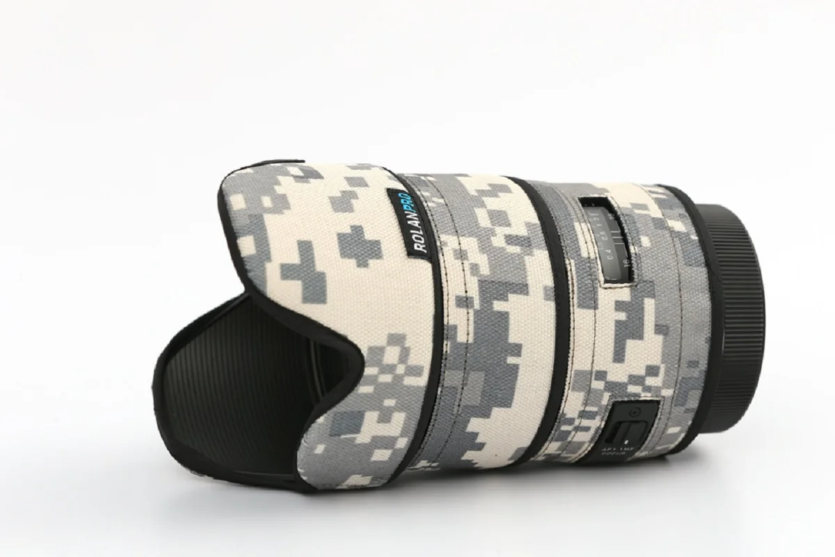 For Sigma 35Mm F/1.4 Dg Art Camouflage Rain Cover Lens  Sleeve Guns Case Photography Accessories Clothing Lens Cover