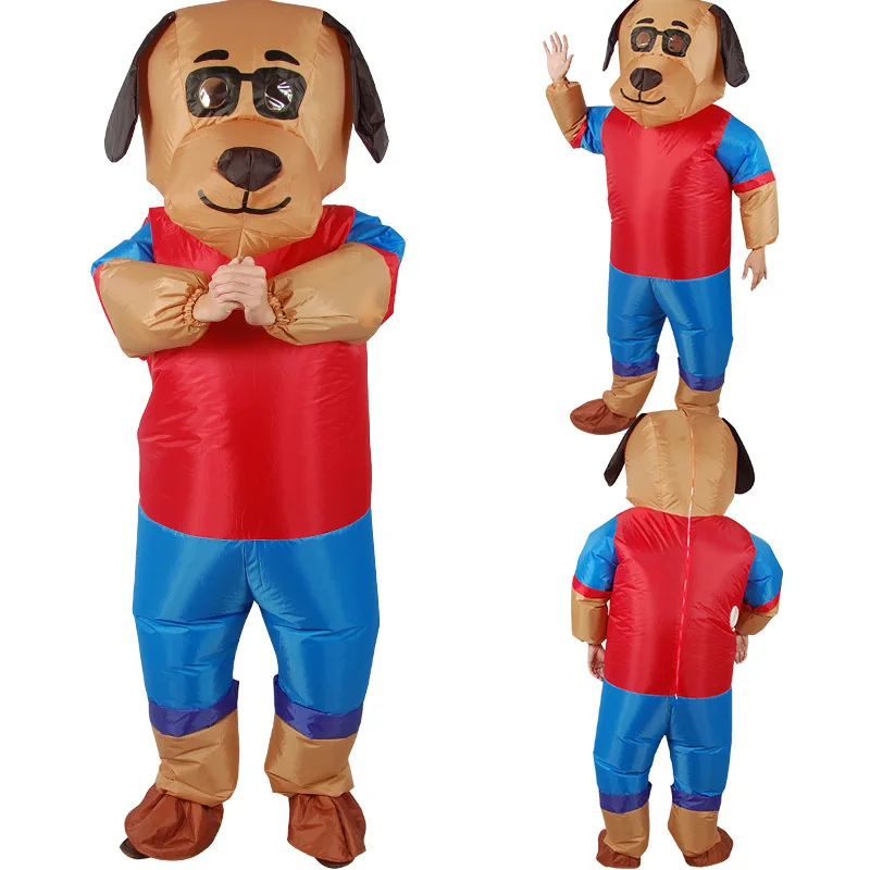 cute halloween costumes Promotional Activities Funny Cartoon Costume Animal Doll Props Clothes Happy Dog Dress Up Inflatable Costume work appropriate halloween costumes