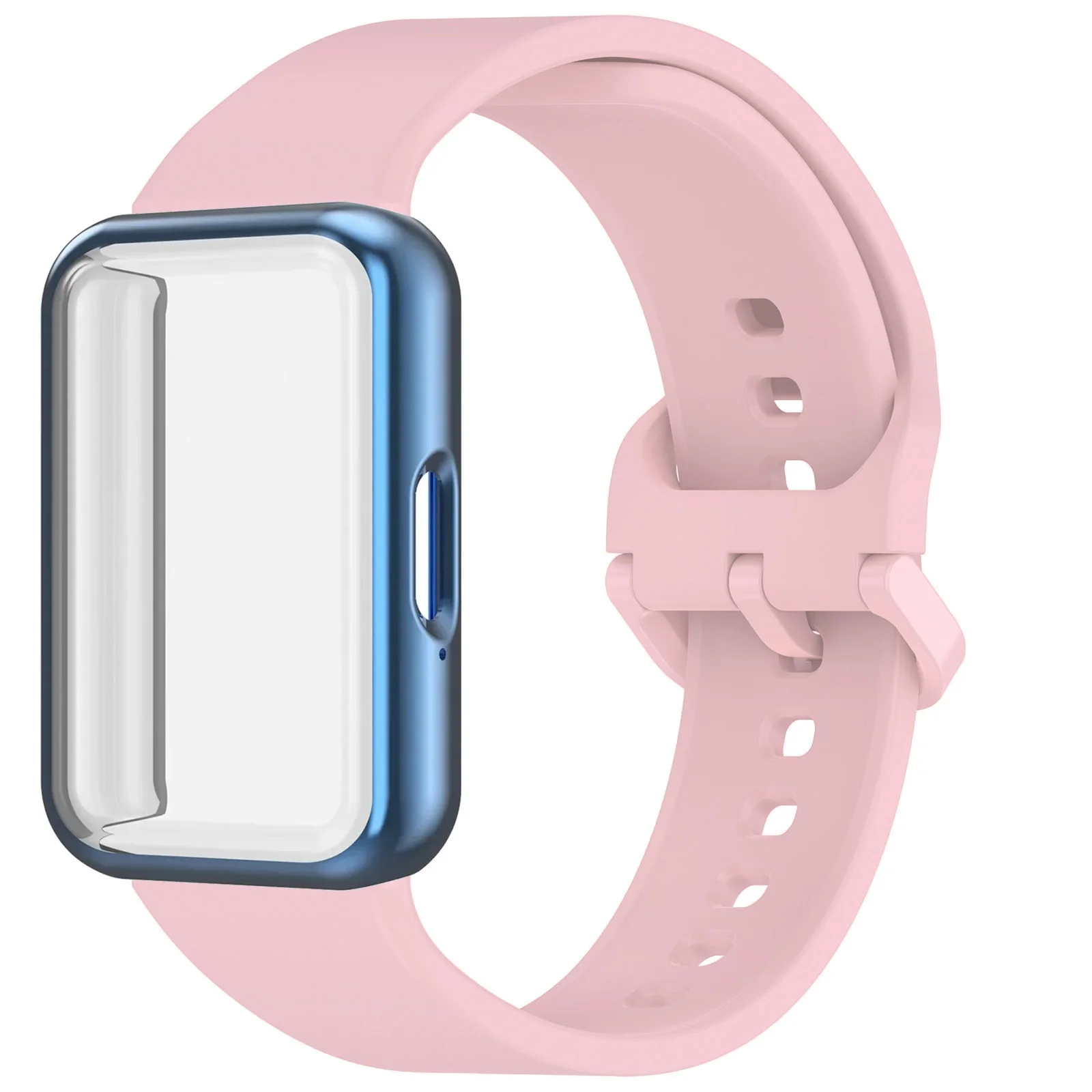 Silicone Strap and Protective Case Kit for Fitness Band Accessories