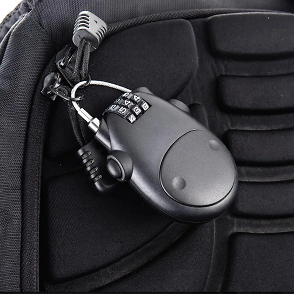 

Universal Password Lock Telescopic Wire Rope Steel Cable Code Lock Suitcase Car Sled Motorcycle Helmet Password Lock