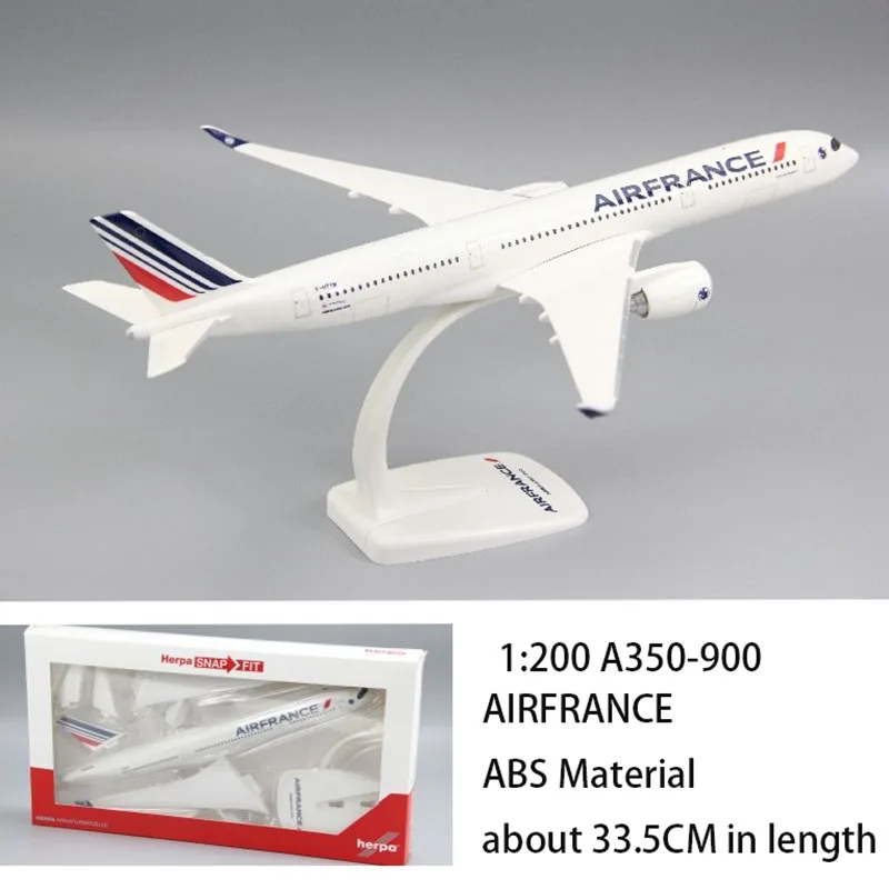 1200 Scale A350900 AIRFRANCE ABS Plastic Airplane Model Toys Aircraft Plane Model Toy Assembly