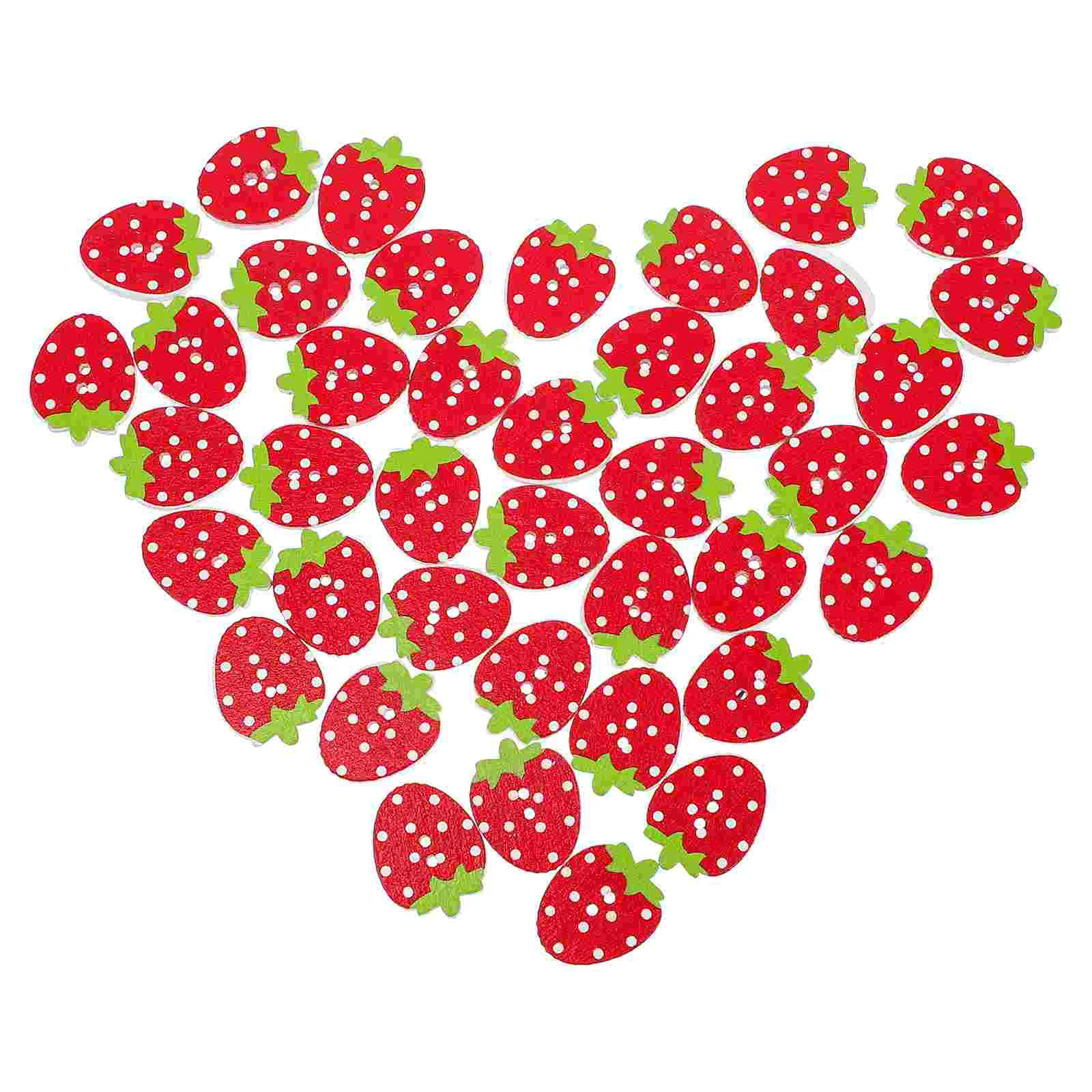 

Jeans Buttons Wooden Sewing Buttons Strawberry Shaped Button 2 Holes Flatback Buttons Table Scatter Diy Craft Knitting