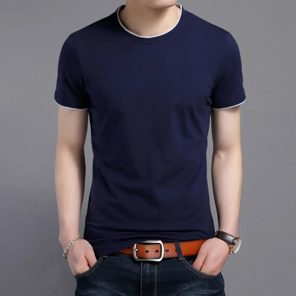 COODRONY-Brand-Solid-Color-Cotton-T-Shirt-Men-Summer-New-Classic-Short ...