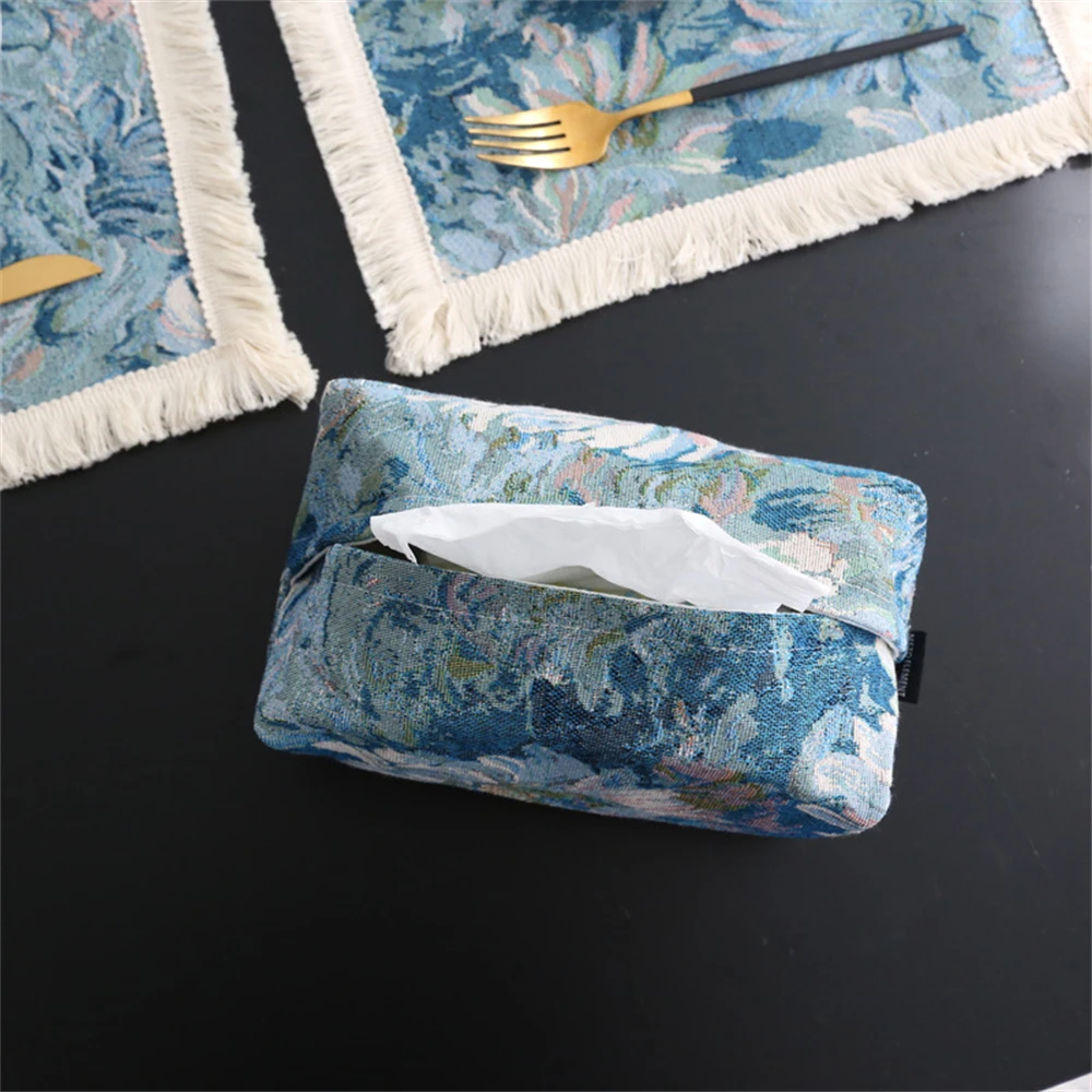 Nordic Tissue Box Holder Home Decor Table Tissue Paper Organizers Car Napkin Holders Bathroom Dispenser Toilet Paper Tissue Case 5