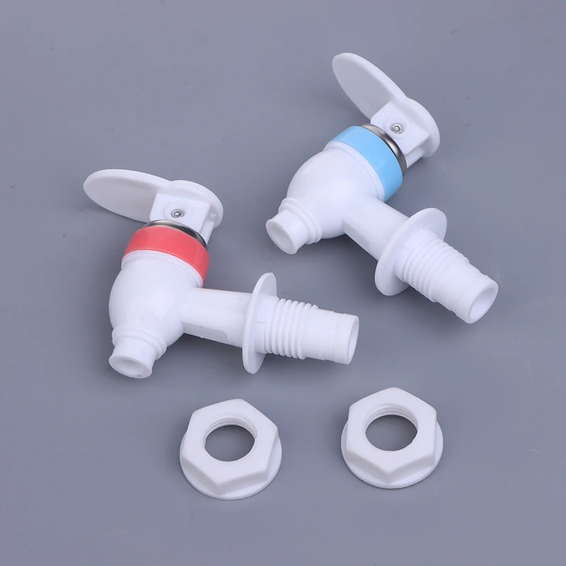 Push Type Plastic Water Dispenser Faucet Home Essential Drinking Fountains Parts Tap Replacement 1pcs bathroom faucet water tap faucet beverage faucet