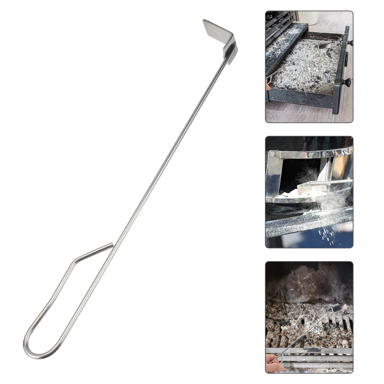 46cm Stainless Steel BBQ Ash Tool Rake
