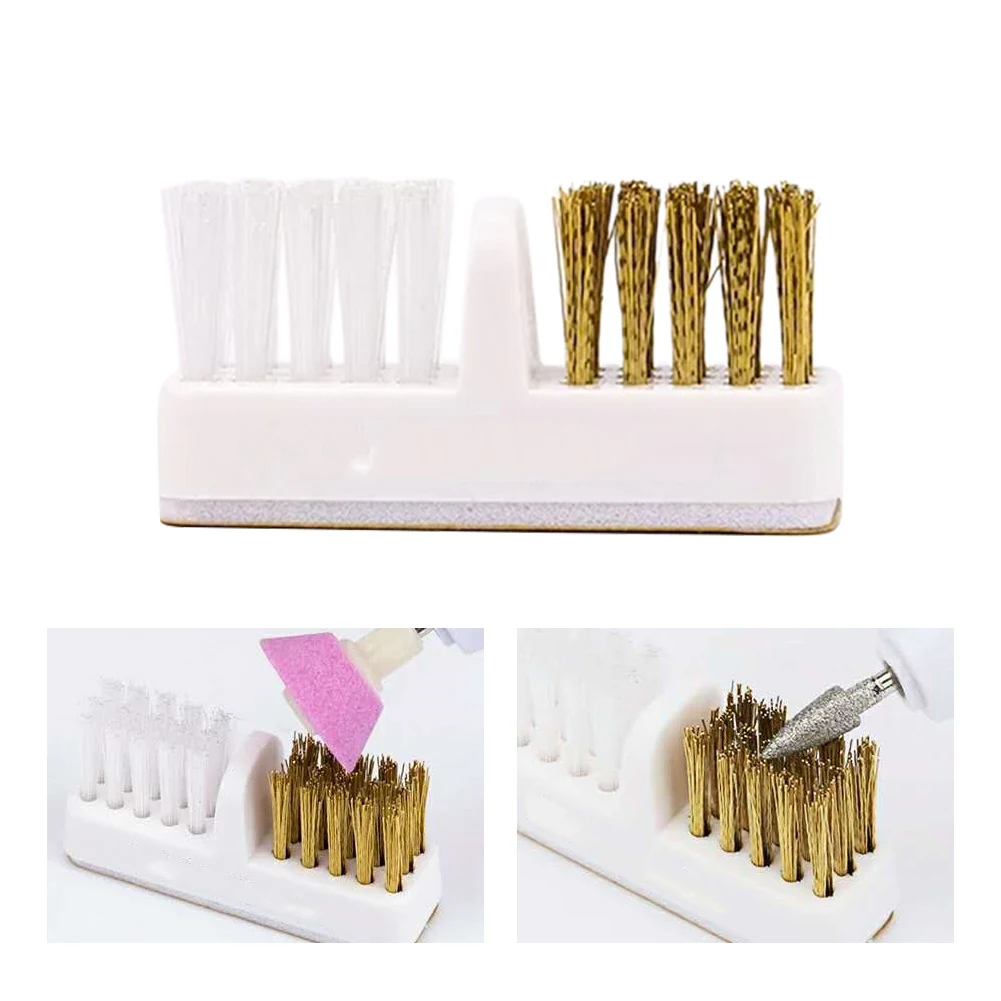 Electric Manicure Drills Cleaning Brush 1Pc Copper Wire Drill Bit