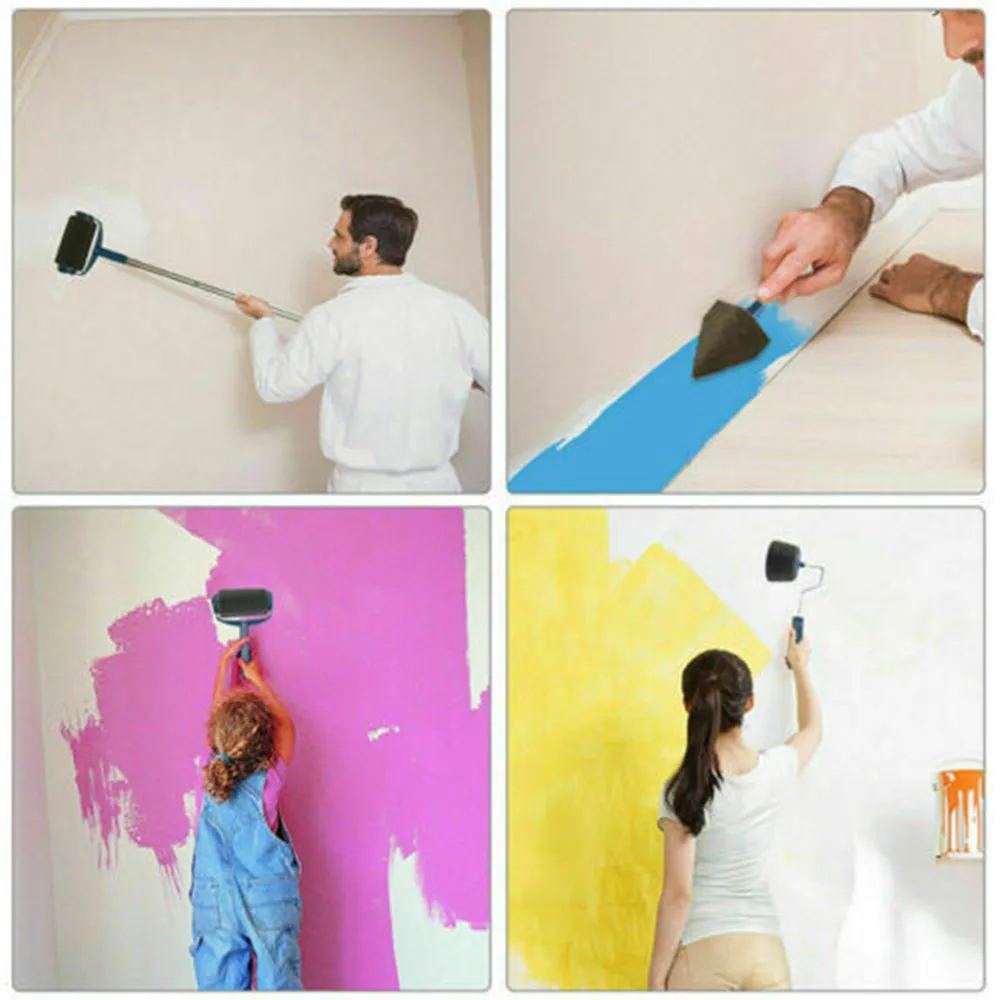 (Summer Hot Sale – Save 50%）- Paint Roller Brush Painting Handle Tool