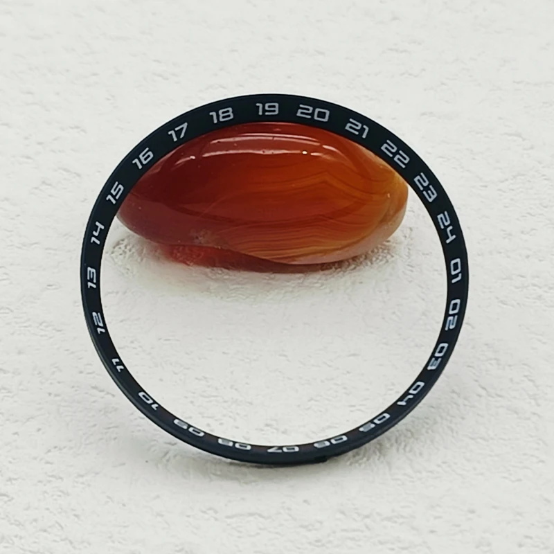 Durchmesser 30,5 mm GMT 24-Stunden-Index-Uhr-Kapitelring passend für SKX007 SKX009 SRPD NH35 NH36 Uhrwerk Herren-Taucheruhr-Ringteile – Detail 5