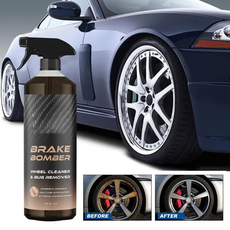 

Wheel Tire Cleaner Long Lasting Automotive Tyre Cleaning Spray Universal Car Detailing Shining Spray For Wheel remove Brake Dust