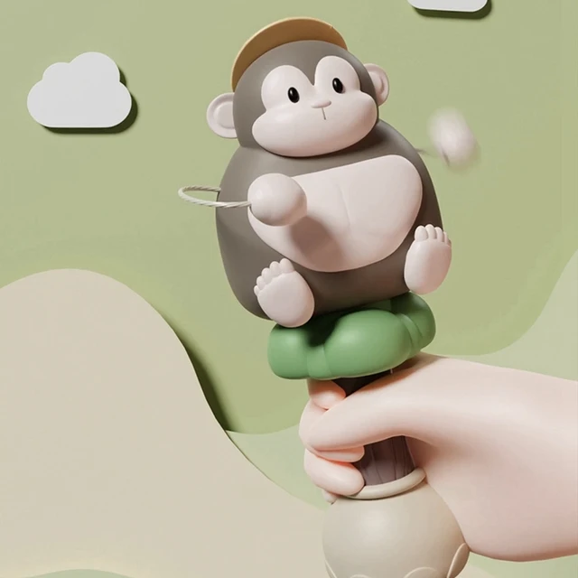 Baby Rattle Toys Gorilla Animal Teether Hand Bells Mobile Infant Stop Weep Tear Rattles Newborn Early Educational Baby Toys 18M 6