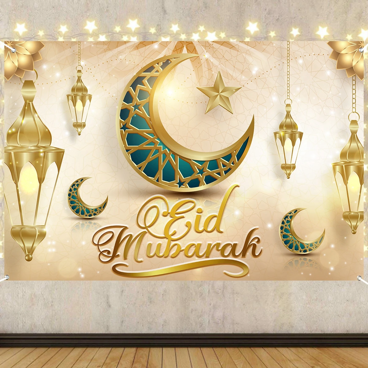 

Eid Mubarak Backdrops украшения на Рамадан 2024 для дома Eid Al Adha Рамадан Kareem исламский мусульманский вечерние Decor Eid Al Adha Gifts