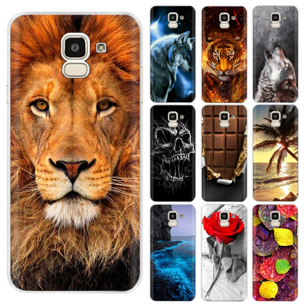 Per Samsung J6 2018 Custodia J600 J600F Cartoon Cover Tpu Custodia In Silicone Per Samsung Galaxy J6 Plus 2018 J6 J 6 Plus J610F Fundas