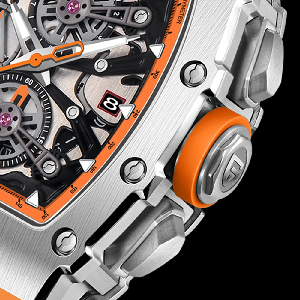 PAGANI DESIGN 39MM Sport Automatic Quartz 2023 NEW Men Watch Luxury Rubber Strap Fashion stainless Reloj Hombre Watch for Men