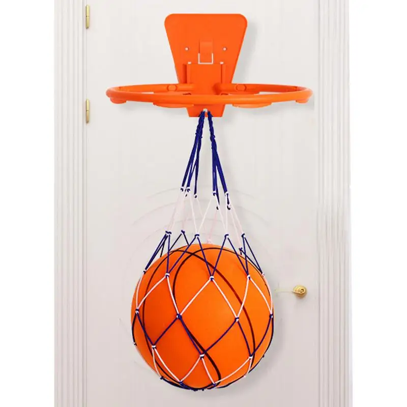 

Wall Mount Basketball Hoop Basketball Hoop Rim Indoor Wall Mount With Net Basketball Wall Door Mounted Goal Hoop Net Front Mount