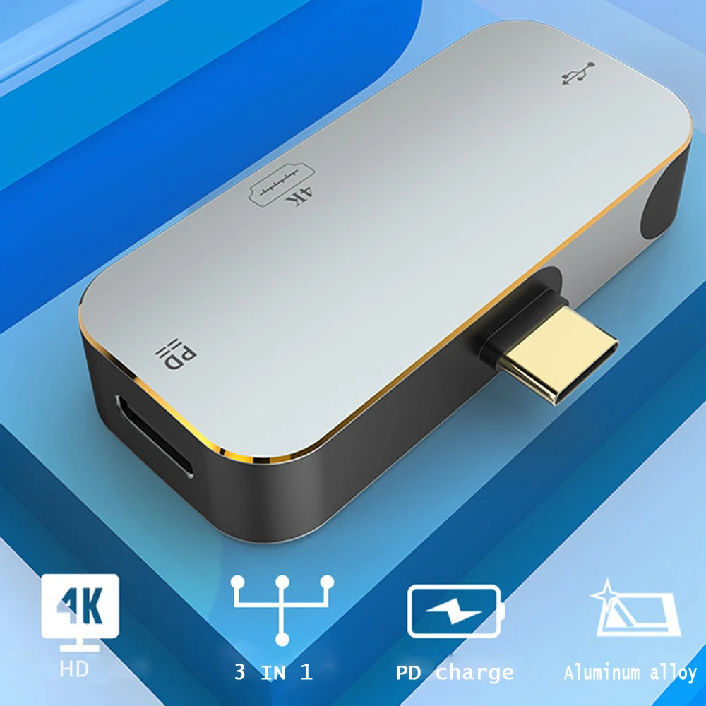 

Игровая док-станция 3 в 1, USB 100, Type C, Вт
