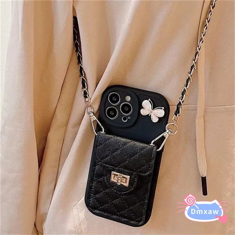 Card Slot Lanyard Floral Case for Samsung Galaxy
