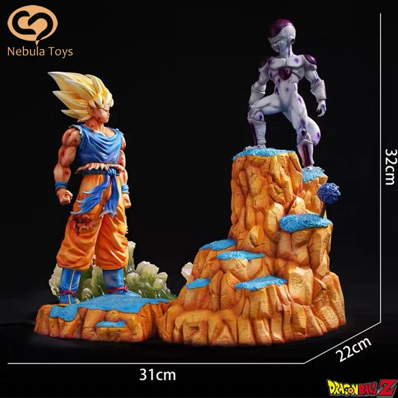 

Dragon Ball Z Figure Super Saiyan Son Goku Vs Frieza Anime Figure Gk Figurine Pvc Statue Model Doll Collectible Christmas Toys