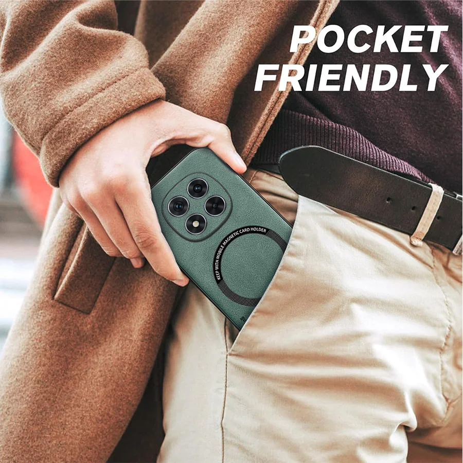 Magnetic Retro Soft PU Leather Phone Case