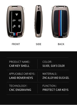 Custodia per chiave per Auto custodia per Jaguar Xf Xj per Land Rover Freelander portachiavi accessori per Auto Styling protezione 2022 - Custodia per chiave per Auto custodia per Jaguar Xf Xj per Land Rover Freelander portachiavi