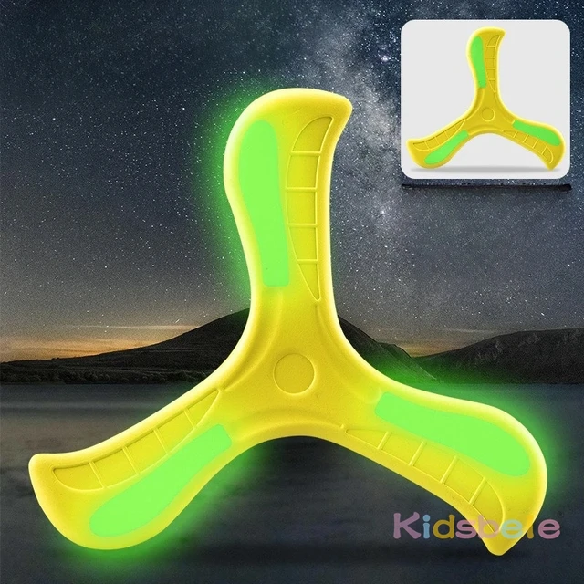 EVA 360 Degrees Returning Spinner Three-leaf Luminous Boomerang Summer Outdoor Sports Game Parent-Child Safe Competitive Toy 4