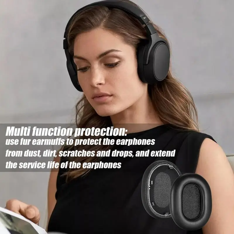 Professionale 1 Paid Ear Pads Protein Leather Memory Foam Per Sony1000Xm5 Cuffie Over-Ear Cuscini Di Isolamento Acustico Cover Cup