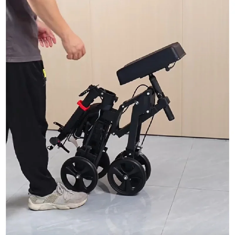 Leg Injury Walking Aid Foldable Powerful Home Electric Wheelchair Carbon Steel Material Fashionable Electric Mobility Scooter