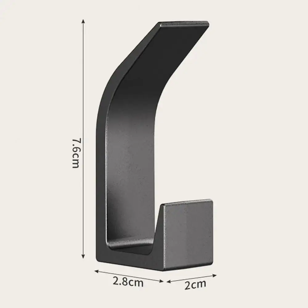 5Pcs/Set Wall Hanging Hooks No Drilling Self-adhesive Plastic Storage Hanger Clothes Towel Bathroom Kitchen Shower Organizers adhesive hooks wall hanger wall clothes hook kitchen hook towel hook